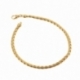 Bracelet en or jaune, maille palmier - A