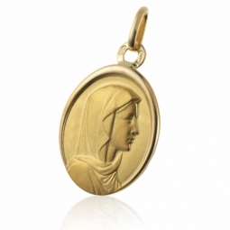 Médaille en or jaune, Vierge