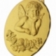Médaille en or jaune, Ange - B