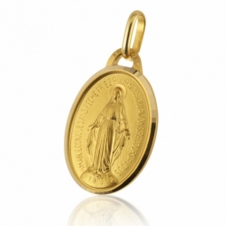 Médaille en or jaune, Vierge