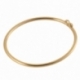 Bracelet jonc bebe or jaune flexible 2mm - A
