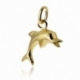Pendentif dauphin en plaqué or - A