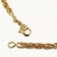 Bracelet en plaqué or, maille palmier - C