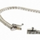Bracelet en or gris, rivière de diamants (moyen modèle) - C