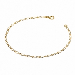 Bracelet rond noir mat avec chaîne ajustable plaquée or, bijoux en  céramique contemporain épuré -  France