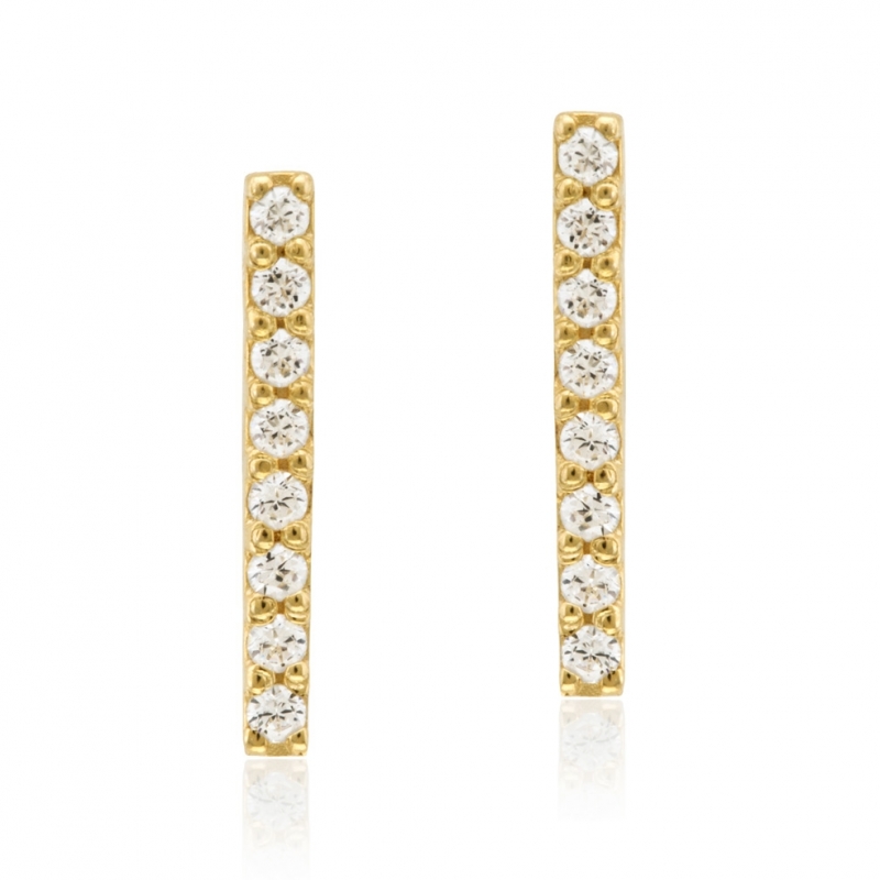 Boucles d'oreilles pendantes en or jaune : Longueur - Taille Unique - Le  Manège à Bijoux®