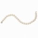 Bracelet en or jaune, perles de culture d'eau douce 5/5,5mm, fermoir mousqueton - A