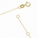 Bracelet en or jaune et laque, oxydes de zirconium - C