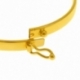 Bracelet en or jaune, demi jonc bébé - C
