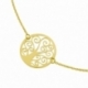 Bracelet en or jaune, arbre de vie - B