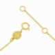 Bracelet en or jaune et laque, cristaux de synthèse roses, Marie Disney  - C