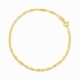 Bracelet en or jaune maille singapour - A