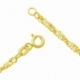 Bracelet en or jaune maille singapour - C