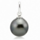 Pendentif en or gris, perle de culture de Tahiti 9-9.5 mm - A