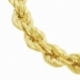 Bracelet en or jaune maille corde - B