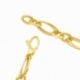 Bracelet en or jaune maille fantaisie - C