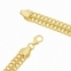Bracelet en or jaune maille fantaisie - C