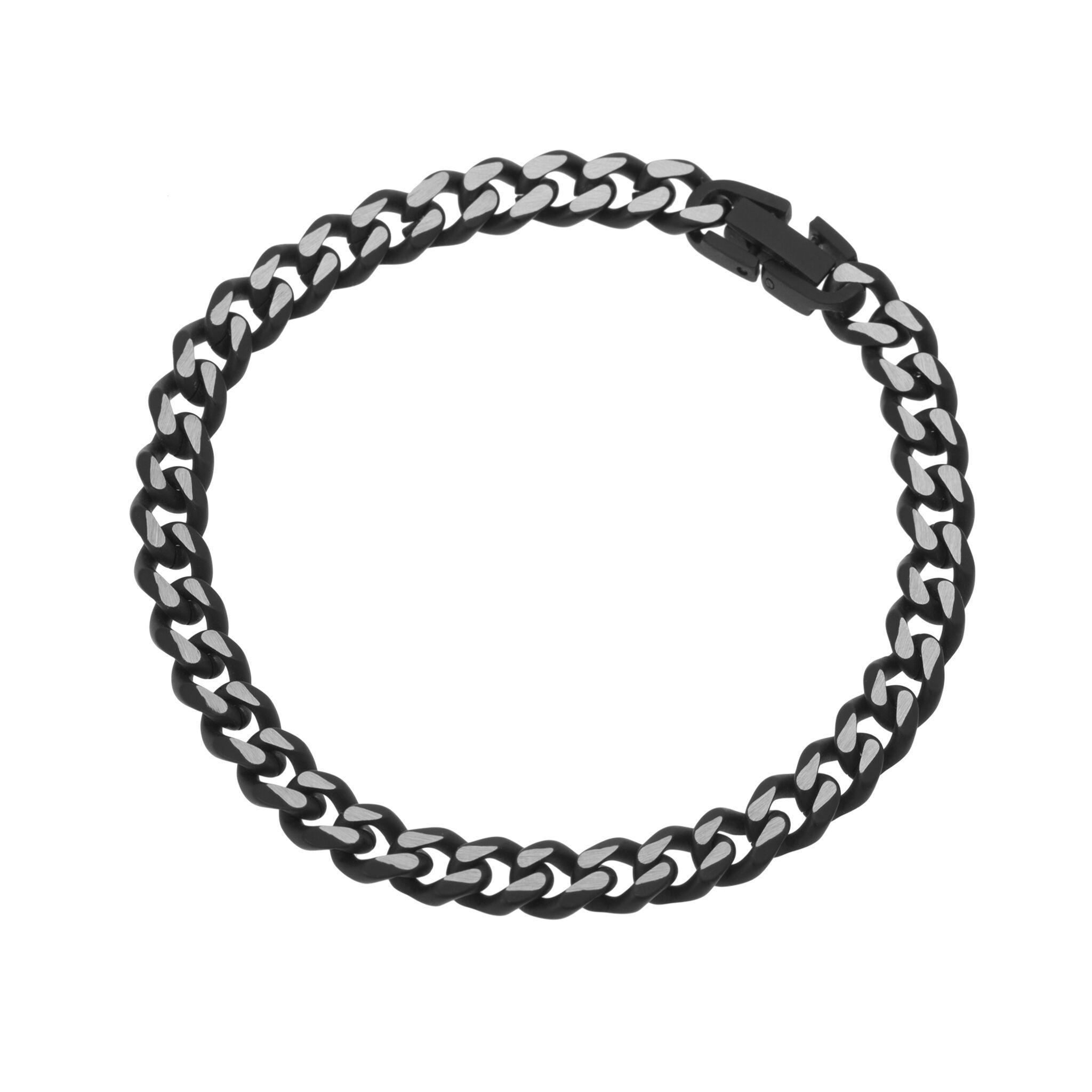 Bracelet Homme Metal links essentials Noir