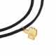 Bracelet cordon en or jaune et diamant, Mickey Disney - C