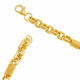 Bracelet en or jaune maille fagot - C