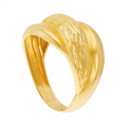 Bague en or jaune : Taille de doigt - 56 - 2.7 g - Le Manège à Bijoux®