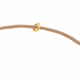 Bracelet cordon en or jaune - B