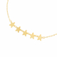 Bracelet en or jaune, étoiles - B