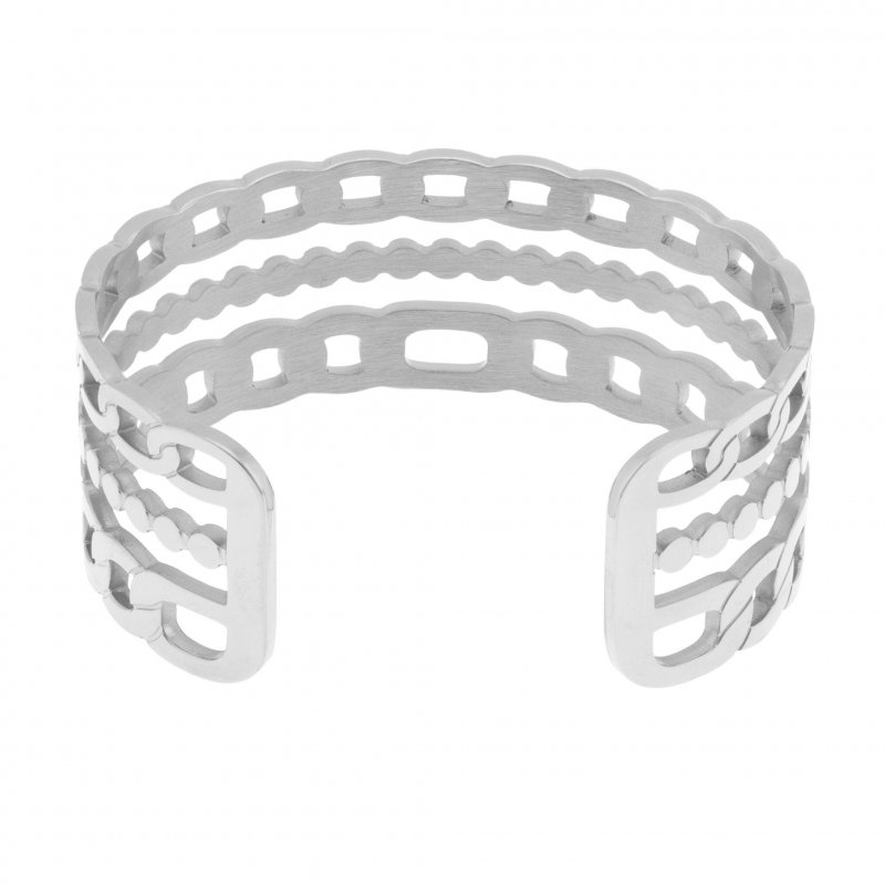 Bracelet jonc en acier : Longueur - Taille Unique Femme - Le Manège à  Bijoux®