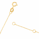 Bracelet en or jaune et laque pailletée  - C