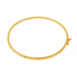 Bracelet jonc en or jaune 4 mm