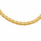 Bracelet en or jaune, maille palmier 4mm - B